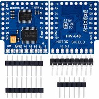 1~10PCS BS 1Set Motor Shield For WeMos D1 Mini TB6612FNG for Wemos I2C Dual Motor Driver Shield Driving Module With Serial Pot