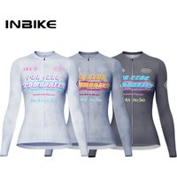 AliExpress INBIKE Women's Cycling Jersey Spring Summer Long Sleeve Breathable Biking Clothing Shirts Quick-Dry Road Bike Tops with Pockets