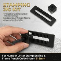 For General Motors/ Motorcycles /VESPA VIN Jig Number Letter Stamp Engine & Frame Punch Guide Mount 5-8mm