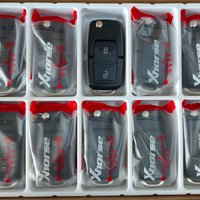 3PCS XHORSE XKB528EN/XKB508EN Wire Universal Remote Key B5 Style 2 Buttons for VVDI Key Tool, VVDI2(English Version)