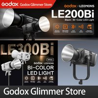 Godox LE600Bi 620W LE200Bi 220W LE300Bi 320W LITEMONS Bi-color LED Light LED COB Video Fill Light for Filmmaking Live Streaming