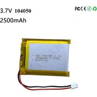 104050 3.7V 2500mAh Polymer Lithium Rechargeable Battery for Camera GPS MP5 Bluetooth Headset PS4 Game Controller
