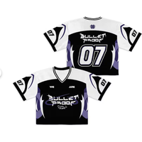 Summer New YBSY Jersey Men Women's V-neck T-shirt 3D Printed Fashionable Breathable Girl Group Same Style Y2k Breathable Fashion