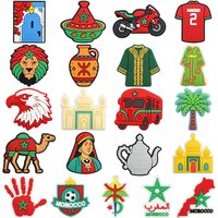 Morocco hole shoes charms shoe buckle removable DIY hole bag decorative accessories decorations wholesale shoe accessories