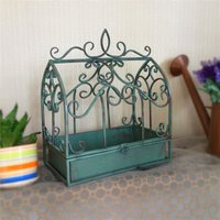 Metall-Pflanzenständer in Vogelkäfigform, Dekorativer Blumentopfständer für Innen und Außen, Geeignet für Balkon, Garten und Wohnzimmer