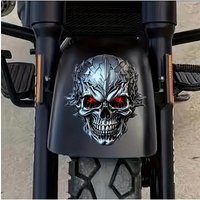 AliExpress 3D Metal Skull Stickers for Cars and Motorcycles - Waterproof PVC Scratch Resistant Stickers, Bicycle Accessories