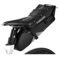 AliExpress TOSUOD Bicycle Rear Bag 10L Capacity Waterproof Bike Bag for MTB Road Bike Tail Bag Long-distance Cycling Travel Saddle Bag