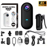 AliExpress SKIG Mini 4K Pocket Magnetic POV Vlog Cam Portable Body Chest Recorder Wireless WiFi Waterproof Action Camera Helmet Bicycle Sports
