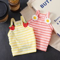 Fashion Dog Vest Suspender Dog Vest Summer Chihuahua Bichon Breathable Thin Shirt Puppy Cat Casual Shirt Summer Pet Costumer