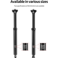 AliExpress MEROCA MTB Dropper Seatpost 27.2/30.9/31.6mm Telescopic Seat Post Wire Control Adjustable Bicycle Seat Tube Cycling Accessories