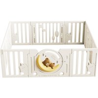 New Children's Playpen Baby Indoor Simple Bear Playground Baby Crawling Safe and Stable Toddler Fence