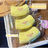 New Handmade Squishy With Butter Texture - Banana Bear Shaped To Relieve Stress - Food Grade Silicone Toys Gift