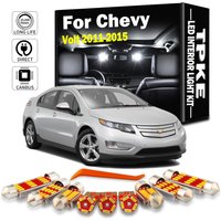 TPKE 13Pcs For Chevrolet Chevy Volt 2011 2012 2013 2014 2015 LED Interior Map Dome Trunk Light Kit Car Led Bulbs Canbus No Error