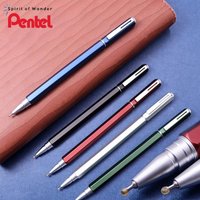 Japan Pentel Metal Rod Gel Pen BLN665 Needle Tip Black Pen 0.5mm Quick-drying Stationery Cute School Supplies Office Accessories