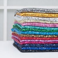 3mm Heavy Density Irregular Sequin Mesh Fabric – Polyester Glitter Tulle for Stage Costume, Wedding Dress, Party Decoration