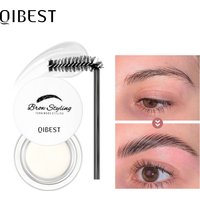 QIBEST Eyebrow Styling Wax Waterproof Makeup Quick-drying Lasting Brow Pomade Setting Cream Natural Wild Eyebrow Sculpt Soap Gel