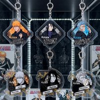6cm Hot Anime BLEACH Acrylic Keychain Ichigo Kurosaki Model Figure Cosplay Birthday Fans Christmas Desk Decor Plate Gift