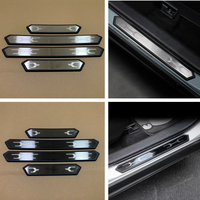 For Toyota RAV4 XA50 2019 2020 2021 2022 2023 2024 2025 Door Sill Protector Pedal Scuff Plate Cover Trim Car Styling Accessories