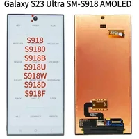 6.8" AMOLED S23 Ultra Dipslay Screen Assembly for Samsung Galaxy S23 Ultra S918B S918B/DS Lcd Display Digital Touch Screen Parts