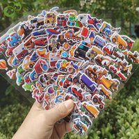 10 Blatt 3D-Puffy-Aufkleber für Kinder, technische Fahrzeuge, Bagger-Aufkleber, Cartoon-Autos, Aufkleber, Spielzeug für Kinder, Geschenk für Jungen
