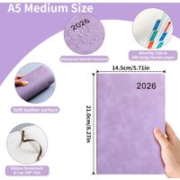 2026 Planner Book Self-Discipline Schedule Planner Weekly&Monthly Organizer Layouts Daily Notebook Portable Diary School Office