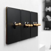 1pcs 86 Type Stainless Steel Panel Wall Toggle Light Switch Brass Rod 1/2/3/4Way Wall Toggle Switch For Offices Hotels Hardware