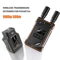 VRRIIS WL087 Pro 1080p UVC Type C Wireless HDMI Extender Video Transmitter Receiver for DJI Pocket 3 4 Camera OBS Live Streaming