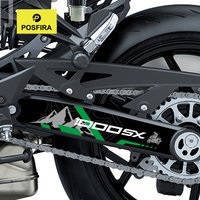POSFIRA Motorcycle Left Swingarm Stickers Vinyl Decals for Kawasaki Ninja 1000SX 1000 SX 2020 2021 2022 2023 2024 Accessories
