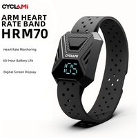 CYCLAMI HRM70 Armband Heart Rate Monitor ANT BLE IPX7 With Display for Wahoo Garmin Zwift Strava Sports Tracker Polar Beat