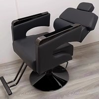 Classic Versatile All Black Barber Chair