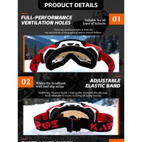 AliExpress karos Karos Motorcycle Helmet Goggle Men Women Motocross Windproof UV400 Protective Eyewear Off Road Riding MTB ATV Ski Racing Glasses