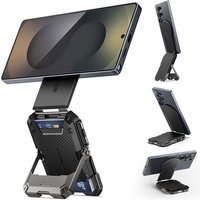 Magnetic Wallet Phone Card Holder for Samsung Galaxy S26/S25/iPhone 17/16/15/14 Series SUPCASE Lock Wallet with MagSafe Stand