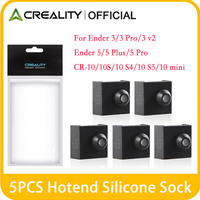 Creality Official 3D Printer Hotend Silicone Sock Heater Block Silicone Cover for Ender 3/3 Pro/3 V2/Ender 5/5 Plus/ 5 Pro/CR 10