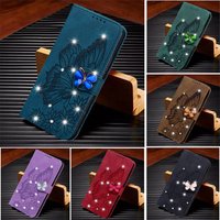 Glitzer Leder Brieftasche Telefon Fall Buch Stehen Für Xiaomi 14T 13T,Redmi Hinweis 14 13 12 11 10 9 Pro 5G 14C 13C 12S 11S 10C 9A Abdeckung