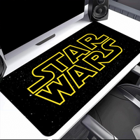 Film S-Star Wars Luke Vader q Mouse Pad Large Desk Mat Keyboard Ergonomic Office Rubber PC Non-slip Anti-fray Home Custom