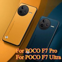 For POCO F7 Ultra Luxury Silicone Leather Cover For Xiaomi POCO F7 Pro X7 Pro Camera Protection Shell Shockproof Bumper Capa