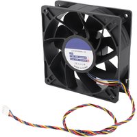Cooling Fan for Camera Servers 12cm 120x38mm 6000rpm 12V 2.7A 4pin FG DC Brushless PWM Black Computer Case Fan