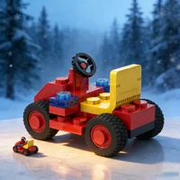 1256-teiliges MOC Feuerwehr-Chefwagen-Modell, Klassisches Stadtmobil-Bausatz, Kreatives Festival-Geschenk, Lernspielzeug