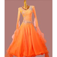 New Ballroom Dance Dress High-End Skirt National Standard Waltz Dancing Costumes Female Adult Profession Performance Clothing