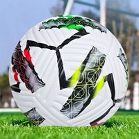 Soccer Ball Official Size 5 Three Layer Wear Rsistant Durable Soft PU Leather Football Team Match Group Train Game Play