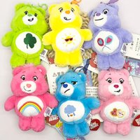 Care Bears Plush Toys Kawaii Rainbown Cute CartoonBear Stuffed Anime Hobby Toy Keychain Bag with Sound Dolls Birthday Gifts