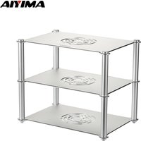 AIYIMA Metal Amplifier Rack HiFi Display Stand for Desktop Amplifier Preamp DAC Rack Mount Stand Bracket for Home Audio System