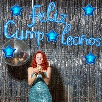 16-inch Spanish Happy Birthday Foil Balloon Set Birthday Party Decoration Feliz Cumpleaños Balloon Home Room Decor Birthday Gift
