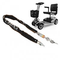 AliExpress NONE Bike Lock Anti Theft Motorcycle Mobility Scooter Chain Lock 80cm/31.5in Security Motorcycle Lock with 2 Keys
