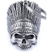 AliExpress NONE Indian Chief Bell Keychain Men's Cycling Amulet Exorcism Accessories Motorcycle Accessories