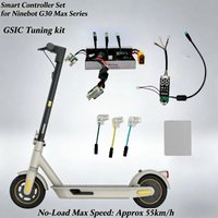 Upgraded Controller for Ninebot G30 MAX, 1200W 24-63V, GSIC APP, Dash+Cables 3-Speed Unlockable, Self-Learning, 55km/h Max Speed