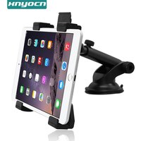 Support universel de support de téléphone portable pour tablette d'aspiration de pare-brise de voiture, largeur 10.5-20cm réglable pour Ipad/Iphone/Samsung Tab