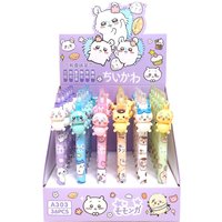 6pcs Chiikawa Cartoon Pens Kawaii Japanese Stationery Cute Kitty Pen School Cute Things Girls Prizes School Items Wholesale