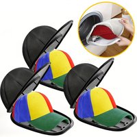 Portable Hat Washing Protection Bag, Anti-Deformation Baseball Cap Cleaning Bag, Washable and Machine Washable - Soft Mesh Stora