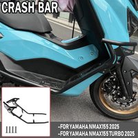 For Yamaha NMAX155 V3 2025 2026 Motorcycle Bumper Engine Guard High-Intensity Carbon Steel Crash Bar Accessories Modification